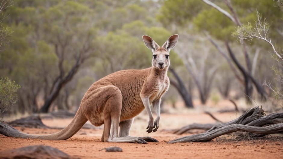 VIC DANA Australijom skače ženka kengura i na svakih 100 metara stane...