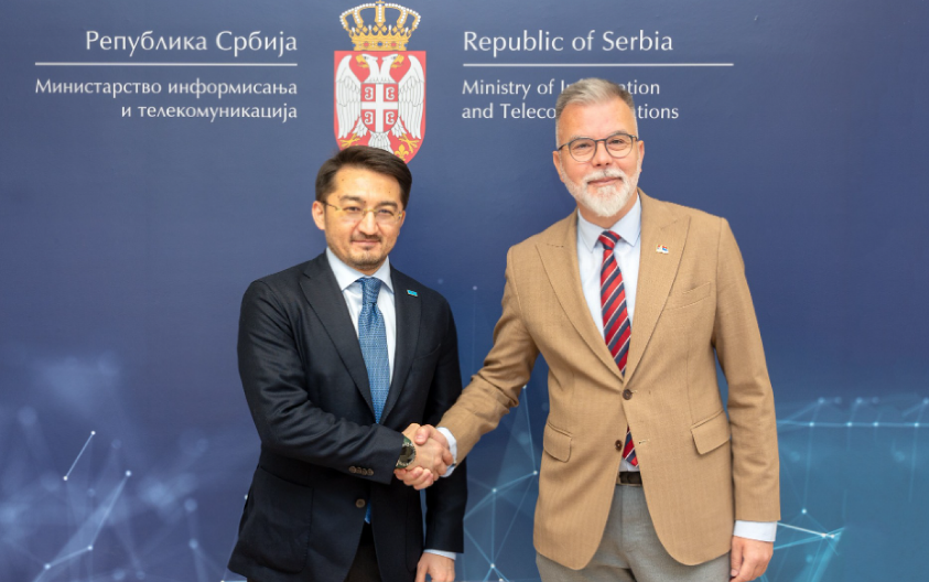 MINISTAR RISTIĆ SASTAO SE SA MINISTROM DIGITALNOG RAZVOJA, INOVACIJA I AEROKOSMIČKE INDUSTRIJE REPUBLIKE KAZAHSTAN