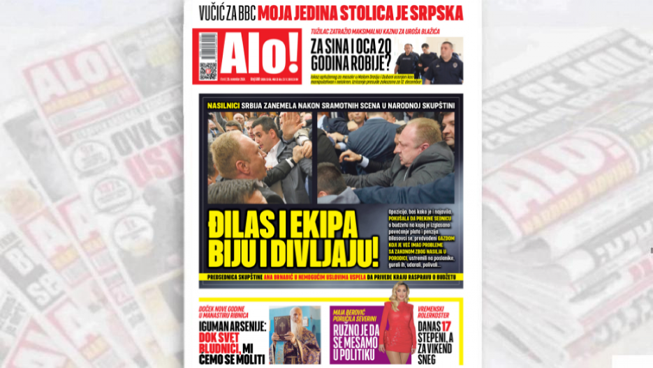 ĐILAS I EKIPA BIJU I DIVLJAJU!  Srbija zanemela nakon sramotnih scena u Narodnoj skupštini