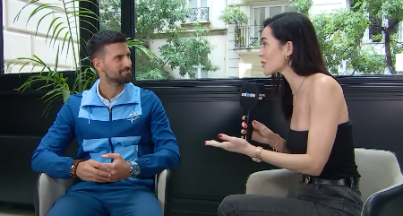 HIT SCENA U ARGENTINI Novak ostao u šoku kada je čuo prezime lepe novinarke