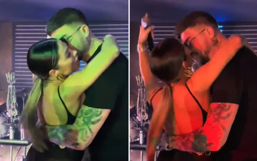 PEVAČ NASKOČIO NA KOLEGINICU Usred nastupa pokušao ovo, zbog njene reakcije bruje mreže (VIDEO)