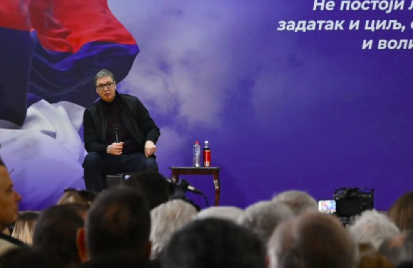 "HVALA SVIMA IZ KREPOLJINA I ŽAGUBICE ŠTO STE DOŠLI U OVOLIKOM BROJU" Vučić: Potrebna nam je zdrava Srbija koja radi i koja će da gleda na budućnost (FOTO)