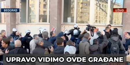 OVAKO ANTISRPSKI MEDIJI OBMANJUJU JAVNOST: Tvrde da se građani sukobe sa policijom, a pogledajte svojim očima šta je ISTINA! (VIDEO)