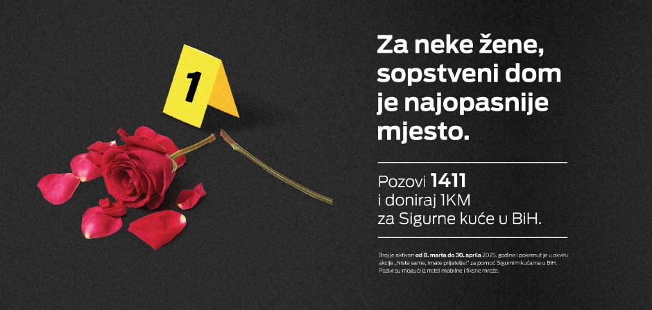 M:TEL ČESTITA PRAZNIK PODRŠKOM: 100.000 KM ZA SIGURNE KUĆE U BIH Niste same, imate prijatelje!