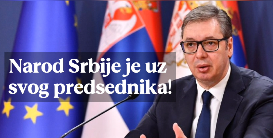 NAROD SRBIJE PORUČUJE DA JE UZ SVOG PREDSEDNIKA! Antisrpski mediji preko svojih poslušnika huškali na Vučića, pa dobili odgovor građana!