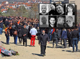 SAHRANJENO SEDAM ČLANOVA GRUPE DNK NASTRADALIH U POŽARU "Mirno nebo i široka rajska polja"