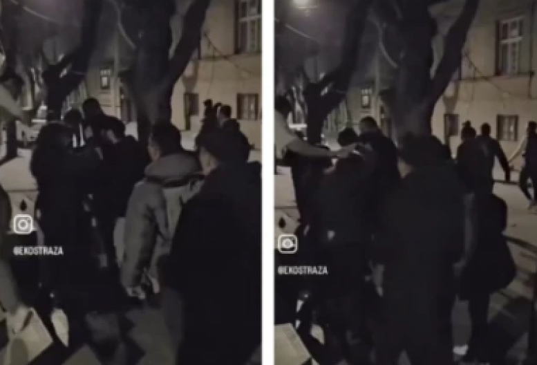 DRUŽE, TI SI ZA ĆORKU, I TAMO DA OSTANEŠ Javnost i danima kasnije zgrožena blokaderom koji je ženi razbio jaje o glavu