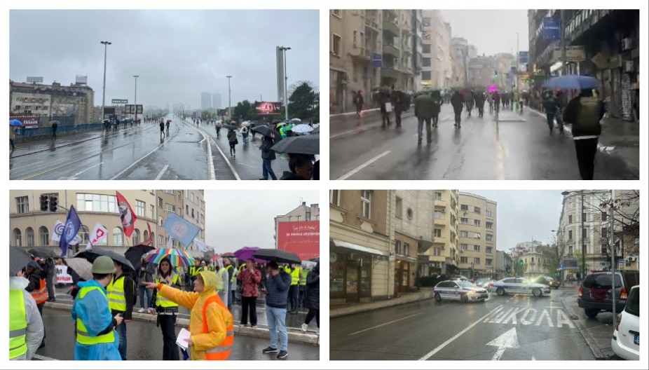 NA BLOKADI BRANKOVOG ISTAKNUT FAŠISTIČKI SIMBOL Ljudi besno negodovali, ovako je izgledao TEROR NA BRANKOVOM