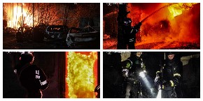 MASOVNI NAPAD NA DNJEPAR I HARKOV Zgrade i automobili u plamenu, povređeno 14 osoba (FOTO)