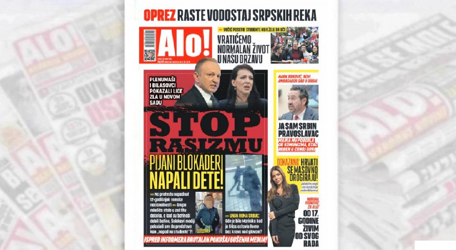 PLENUMAŠI I ĐILASOVCI POKAZALI LICE ZLA U NOVOM SADU Pijani blokaderi napali dete