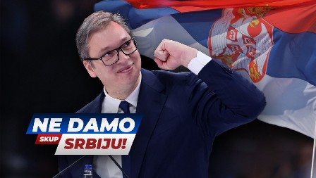 SAZNAJEMO! Predsednik Vučić će u petak sa narodom razviti najveću srpsku zastavu na skupu "Ne damo Srbiju!"