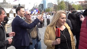 "MI NAŠU ZASTAVU NE GAZIMO, MI SE NJOME PONOSIMO" Siniša Mali obišao štandove na Svenarodnom saboru (VIDEO)