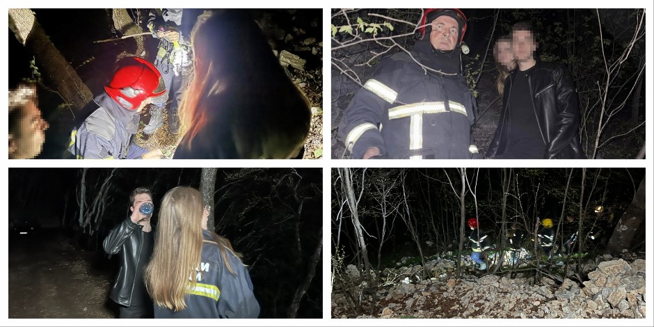 "STAZA JE BILA ZAHTEVNA, KIŠA JE LILA, BILI SU PROMRZLI I UPLAŠENI" Vatrogasci o akciji spasavanja izgubljenog para na Kablaru (FOTO)