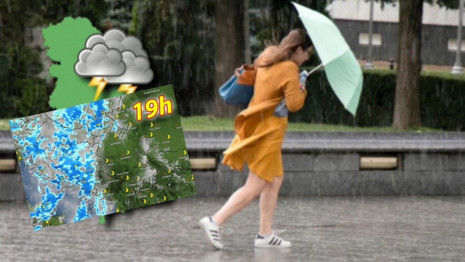 NEVREME NA VELIKI PETAK Pljuštaće u Beogradu, na udaru i ovi delovi Srbije