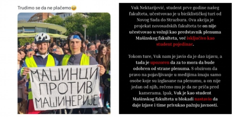 UPS, SAD IPAK NIJE JEDAN OD NAS Mašinci do juče veličali Nektarijevića, sad ga pustili niz vodu (FOTO DOKAZ)