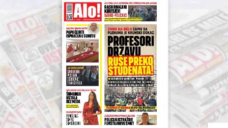 PROFESORI RUŠE DRŽAVU PREKO STUDENATA! Zapis sa plenuma je krunski dokaz