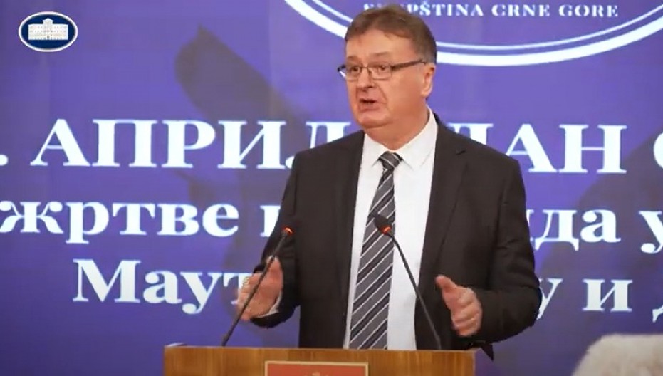 POTPREDSEDNIK VLADE CRNE GORE: U Jasenovcu je mučenički stradalo celokupno vođstvo Jugoslovenske kraljevske vojske iz Crne Gore