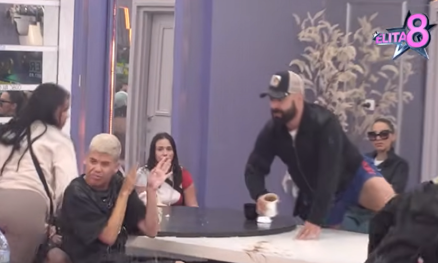 HAOS U ELITI Luka skočio na Uroša i ispolivao ga kafom, Staniću uništeno lice (VIDEO)