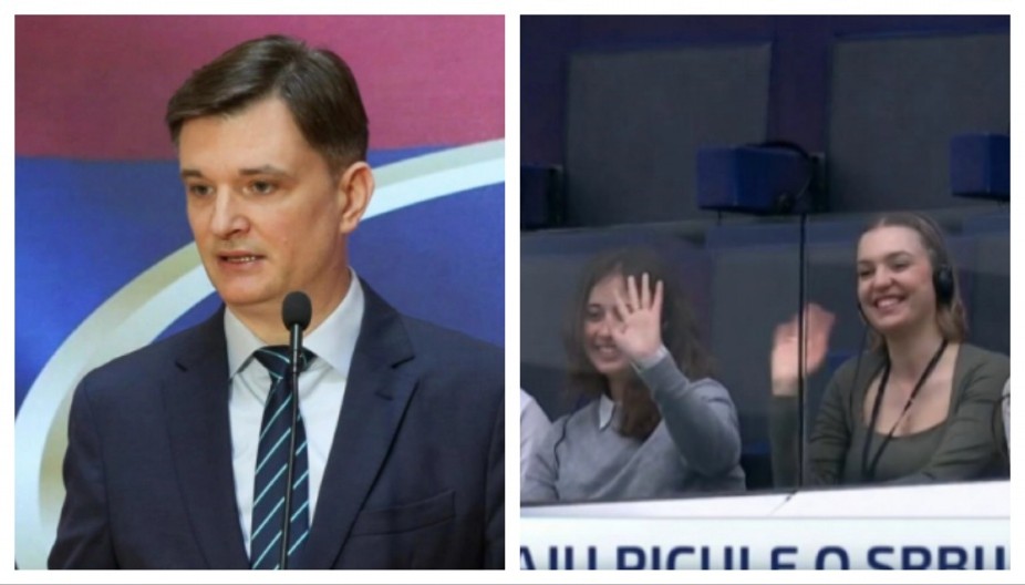 "GDE SU VAM IKONE? ZA ĆIRILIČKE TRANSPARENTE DA NE PITAM, SKLONILI STE IH U HRVATSKOJ" Jovanov zalepio blokadere foteljaše koji se cere dok Hrvati napadaju Srbiju u EP