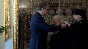 VUČIĆ ODLIKOVAO PATRIJARHA KIRILA U MOSKVI Uručio mu orden, pa se obratio NA TEČNOM RUSKOM (FOTO) (VIDEO)