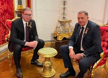 VUČIĆ SA DODIKOM Srpski sastanak u Kremlju