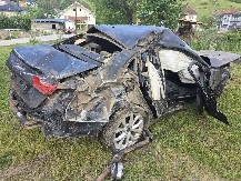 JEZIV UDES U NOVOM PAZARU: DVA BRATA AUDIJEM SLETELA S PUTA, JEDAN KRITIČNO! Na putu ostali tragovi kočenja od 150 metara!