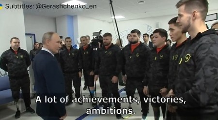 PUTIN BEZ TRUNKE EMOCIJE! Evo šta je rekao vojnicima sa amputiranim nogama! (VIDEO)