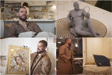 ADAM ADAKTAR OTVORIO VRATA LUKSUZNE VILE! Sa terase posmatra kriminalne radnje po Dedinju- hit serija se snimala u njegovom domu