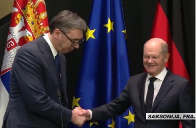 ZAJEDNIČKA KONFERENCIJA VUČIĆA I ŠOLCA: "Nemačka je partner broj jedan, imamo dodatni rast našeg trgovine"