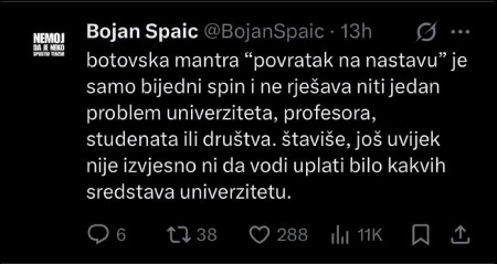 EVO ŠTA RADI PROFESOR BLOKADER: Ne želi da naši studenti studiraju i da imaju strane fakultete, a na jednom takvom zgrće pare! (FOTO)