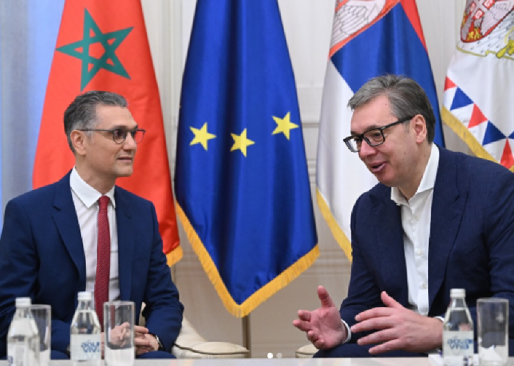 VUČIĆ PRIMIO AMBASADORA MAROKA U OPROŠTAJNU POSETU Posle sastanka poslao važnu poruku (FOTO)