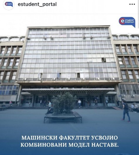 KRAJ BLOKADA! I Mašinski fakultet u Beogradu kreće sa nastavom!