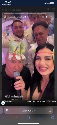 VEZALI EVRE OKO GLAVE! Đani i Zorana Mićanović zgrnuli ogromnu lovu na romskom veselju! (FOTO)