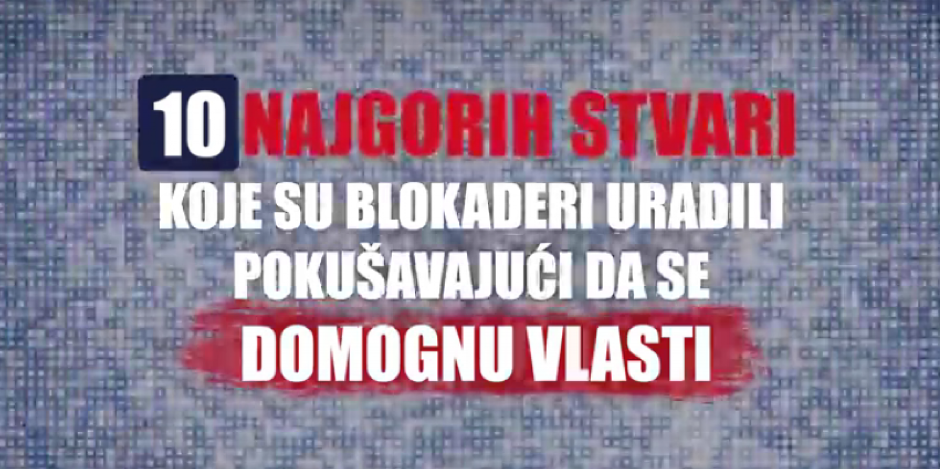 LICE NASILJA! Evo šta su blokaderi uradili da bi se domogli vlasti (VIDEO)