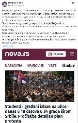 NAROD TO NEĆE DOZVOLITI, ZGADILI STE MU SE Nikolić: Neće pristojna Srbija nikada stati na stranu onih koji je blokiraju i zaustavljaju!