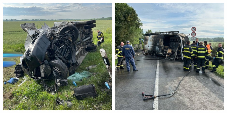 ČETIRI OSOBE POGINULE I 9 POVREĐENO U STRAVIČNOJ NESREĆI Lančani sudar tri vozila, kamion goreo nasred kolovoza (FOTO)