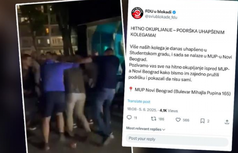 NASILNI BLOKADERI JOŠ JEDNOM POKAZALI SVOJE LICEMERJE! Novim postupkom poručuju: "Svi mi bismo prebijamo i da zato ne odgovaramo!"