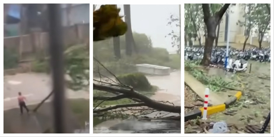 KINA U PANICI, UDARILA OLUJA JAČINE 108 KILOMETARA NA SAT! Vutip nosi sve pred sobom, objavljeni snimci razora (VIDEO)