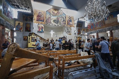 CRNI BILANS KRVOPROLIĆA U CRKVI U DAMASKU Bombaš samoubica ubio 22 osobe, još 63 povređeno (FOTO)