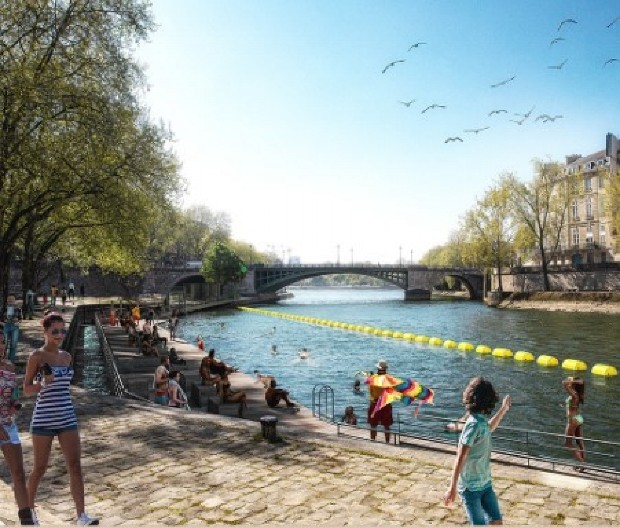 UŽIVANJE U KUPAĆEM NA OBALAMA SENE U Parizu se ovog leta otvaraju 3 kupališta - besplatna su i prelepa