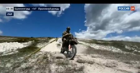 RUSKI "POBESNELI MAKS" JURIPA MOTORIMA KROZ DONBAS: Krvava trka bez povratka! (VIDEO)