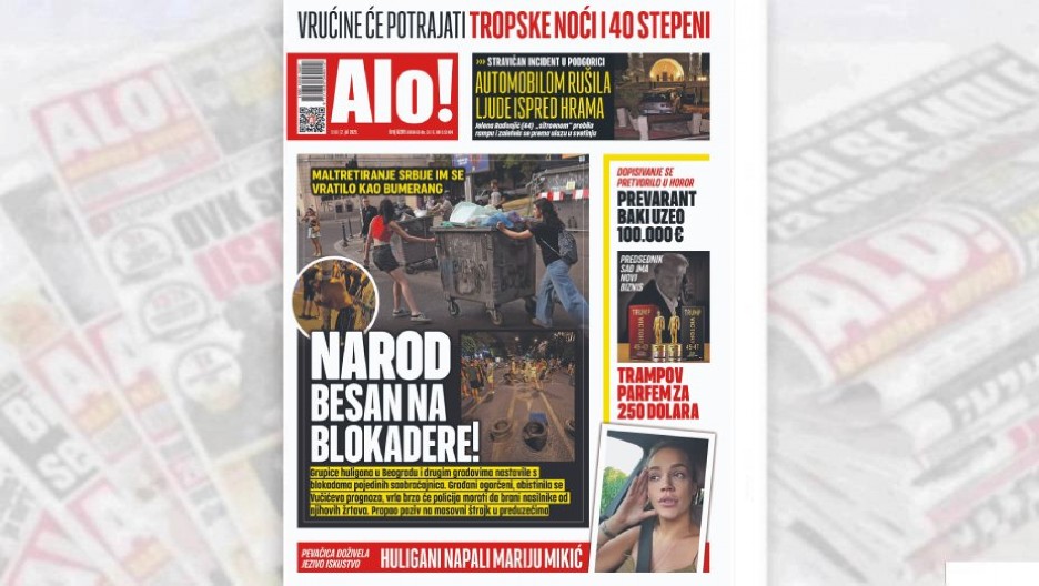 MALTRETIRANJE SRBIJE IM SE VRATILO KAO BUMERANG: Narod besan na blokadere!