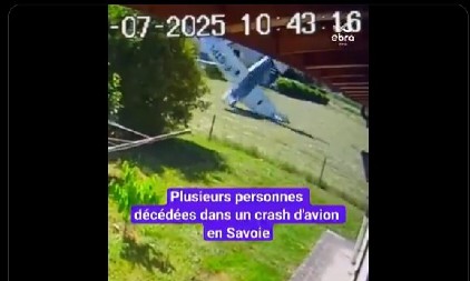 KAMERA SNIMILA OVAJ HOROR: Bivši general i bračni par poginuli u padu aviona kod Šartra (VIDEO)