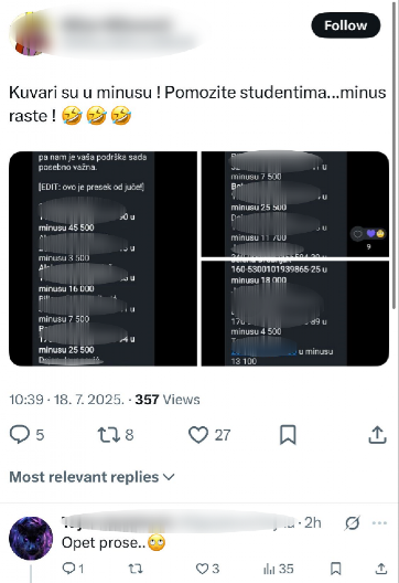 RASKRINKANA NOVA LAŽ ZGUBIDANA Kuvari u minusu! Prose za pare, a doskoro pričali da ih "narod" dočekuje i donira hranu? (FOTO)