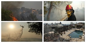 DVE OSOBE ŽIVE IZGORELE U AUTOMOBILU, VILE PRETVORENE U PEPEO Bukti požar na Kipru, u toku evakuacija (FOTO/VIDEO)