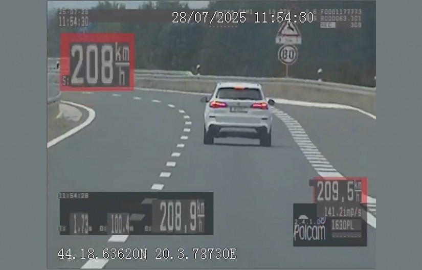 VOZIO 130 KILOMETARA BRŽE OD DOZVOLJENE BRZINE   Seo u „BMW“dao po gasu, pa poleteo