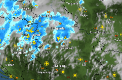 (RADARSKE SLIKE) EVO KADA NEVREME DOLAZI U BEOGRAD RHMZ izdao HITNO upozorenje, evo kako će se oluja kretati