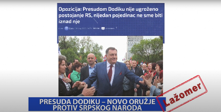 PRESUDA DODIKU – NOVO ORUŽJE PROTIV SRPSKOG NARODA