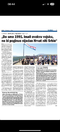 HVALOSPEV ANTISRPSKOG DANASA Slavimo Oluju i hrvatsku vojsku!