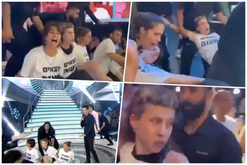 HAOS U STUDIJU "VELIKOG BRATA", IZRAELSKI AKTIVISTI UPALI USRED EMISIJE! Viču "Deca gladuju na samo sat vremena vožnje odavde", a onda kreće OBEZBEĐENJE (VIDEO)